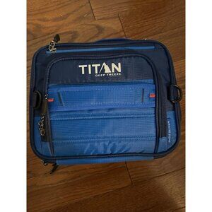 Titan by Arctic Zone Expandable Lunchbox - blue‎ - see description